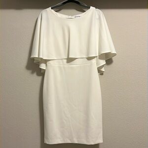 Calvin Klein Crm White Dress